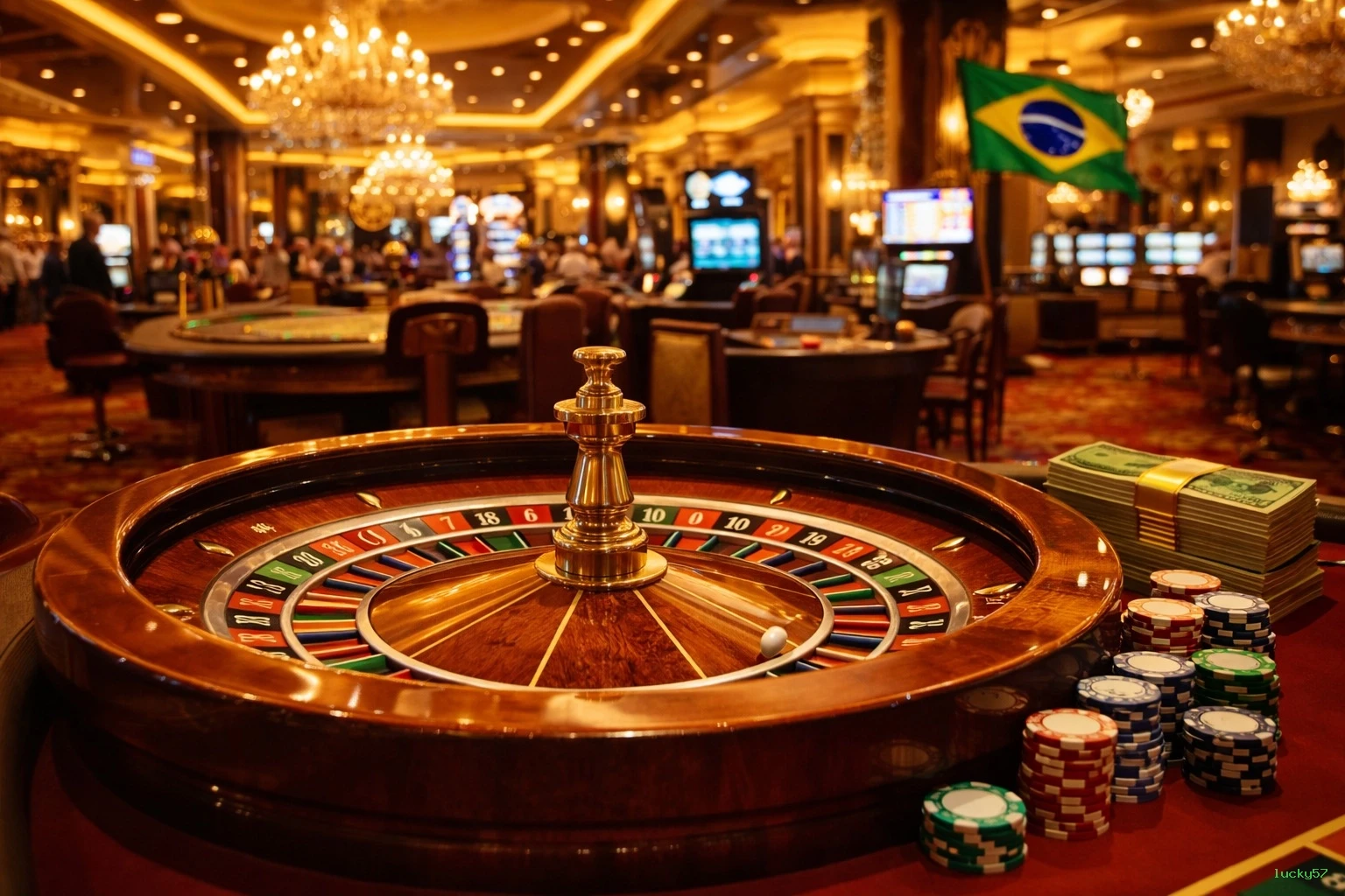 Bônus boas-vindas lucky57 R$100